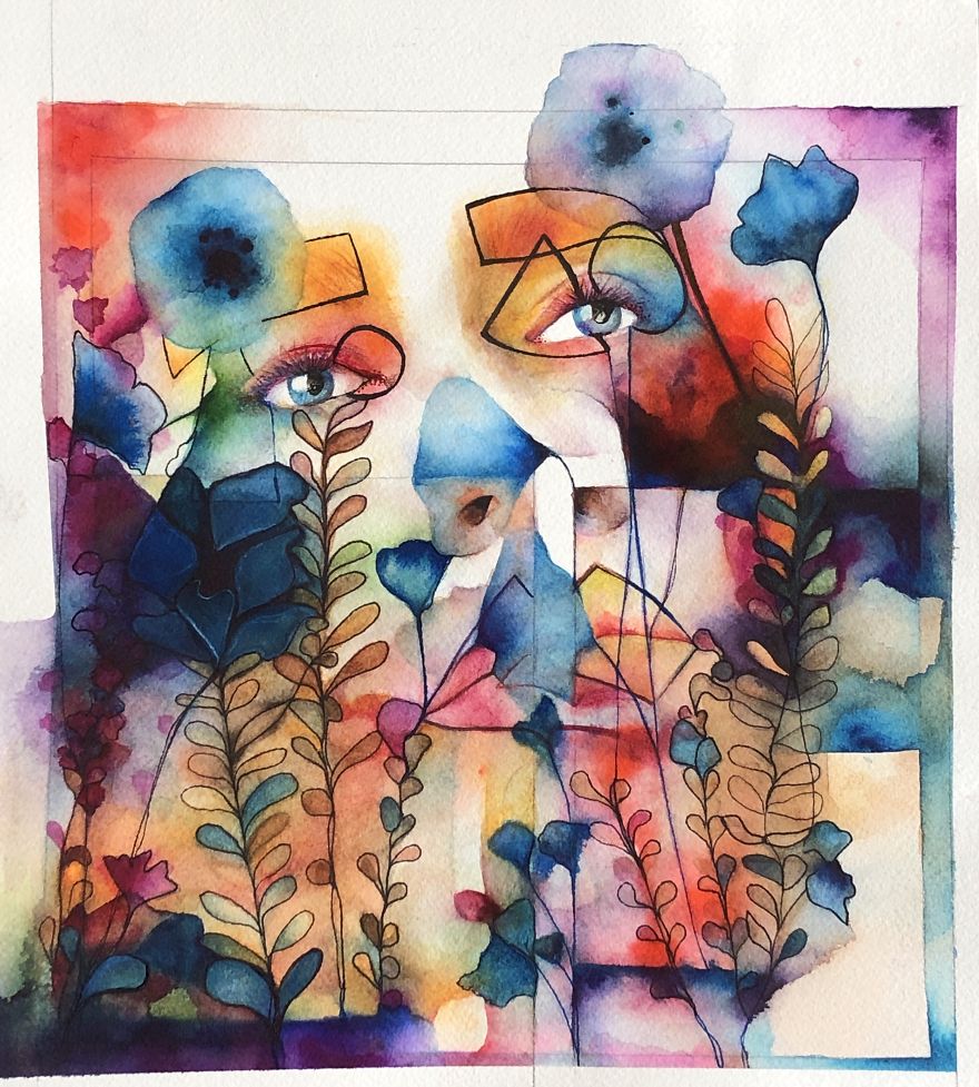 Brooklyn Painter On Canvas And Faces