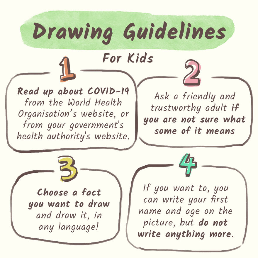 Launching A Kids Draw Covid19 Facts Challenge