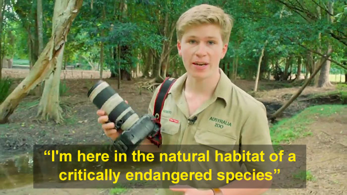 Robert Irwin Goes On A Hilarious Expedition To Find "One Of The Most Endangered Species On The Planet"