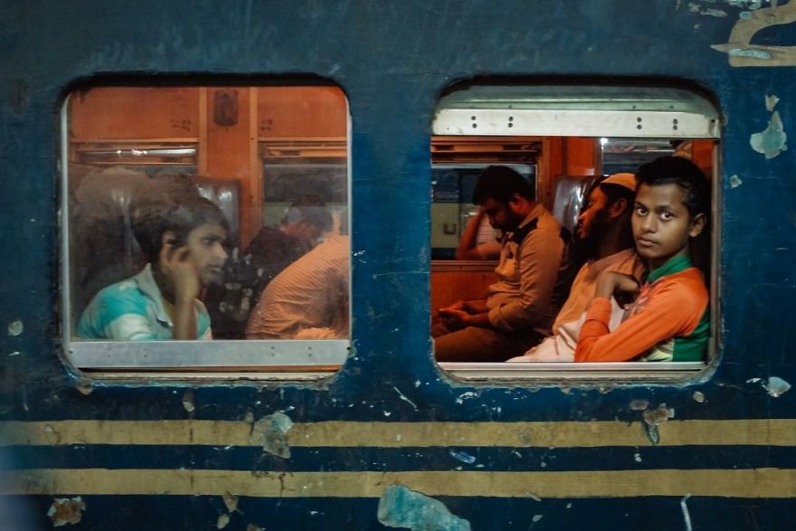 "Window Stories" A Photo Series Captured From A Railway Station In Bangladesh.