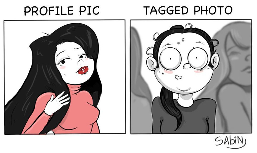 Profile vs. Tagged Pics