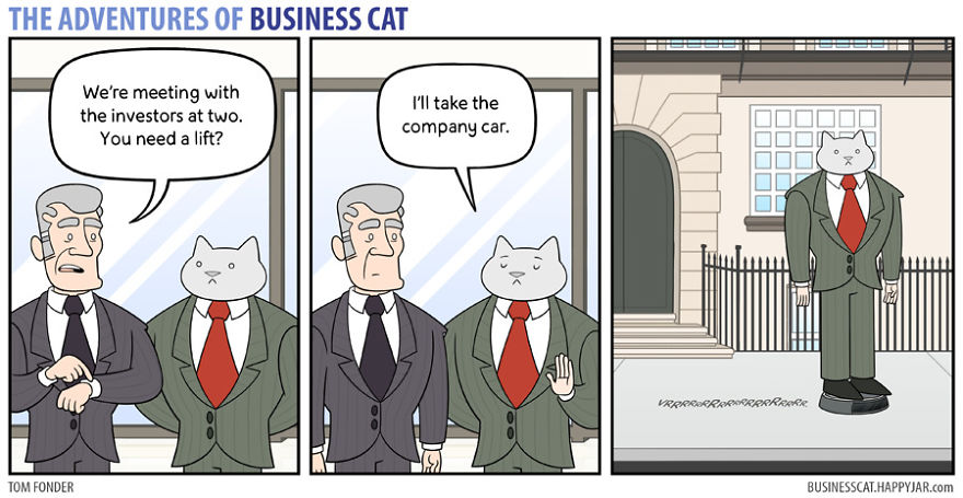 The Adventures Of Business Cat P.3