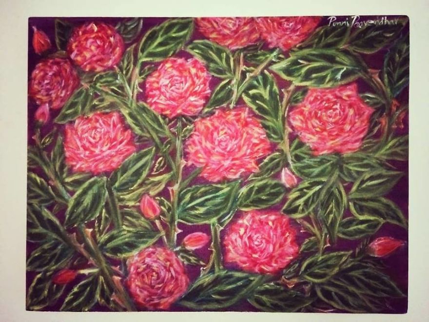 How I Express My Entangled Emotions Through Brush Strokes.