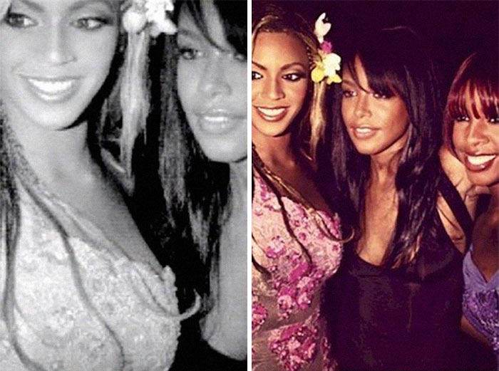 Kelly Rowland And Beyonce Posted The Same Picture Which They Were Both In With The Deceased Star. Beyonce, However, Cut Kelly Out Of Her Version Of The Photo