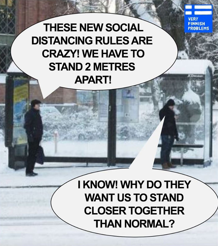 11 Of The Best Examples Of Nordic People Social Distancing Way Before  Quarantine | Bored Panda