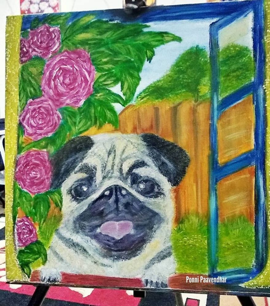 How I Express My Entangled Emotions Through Brush Strokes.