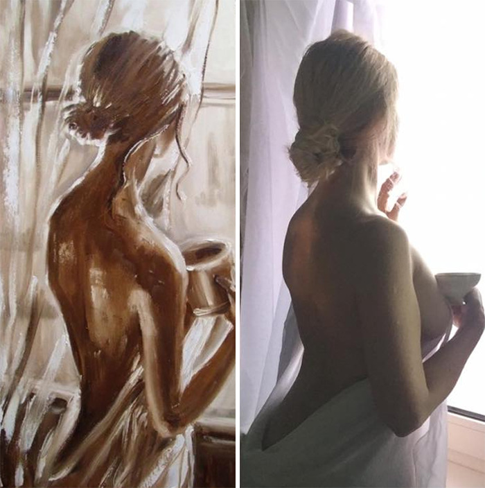 This Russian Facebook Group Is Dedicated To Recreating Famous Art Pieces While Isolating And Here Are The 27 Best Works