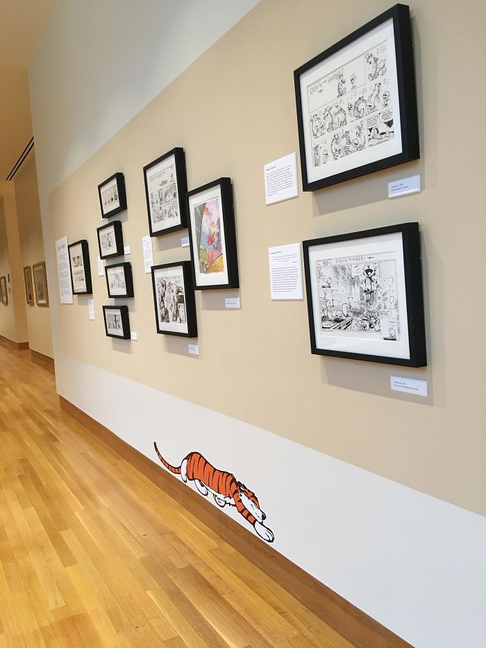 De paso por Columbia, tuve que pasar por el Museo del Dibujo Animado para ver la sección de Calvin y Hobbes