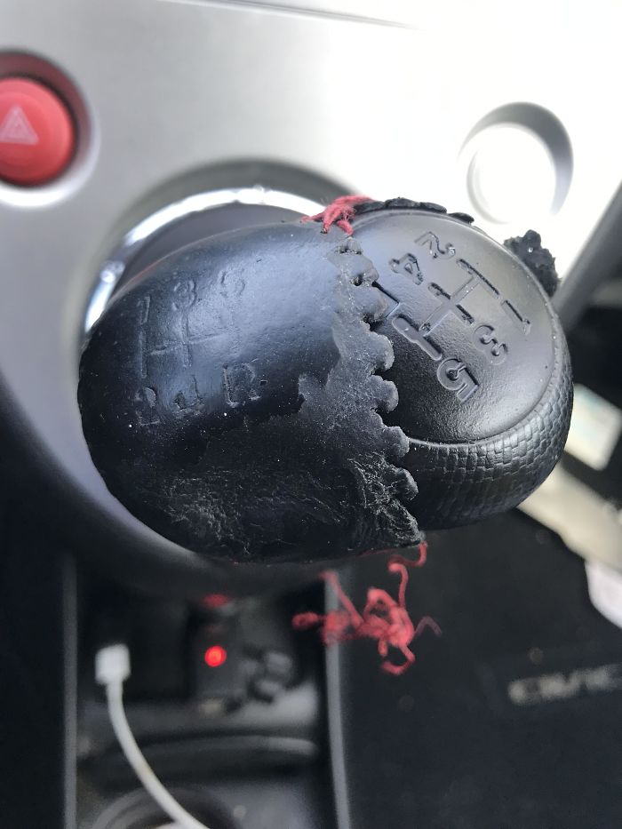 My Aging Shift Knob And A Perfectly Good One Lurking Underneath