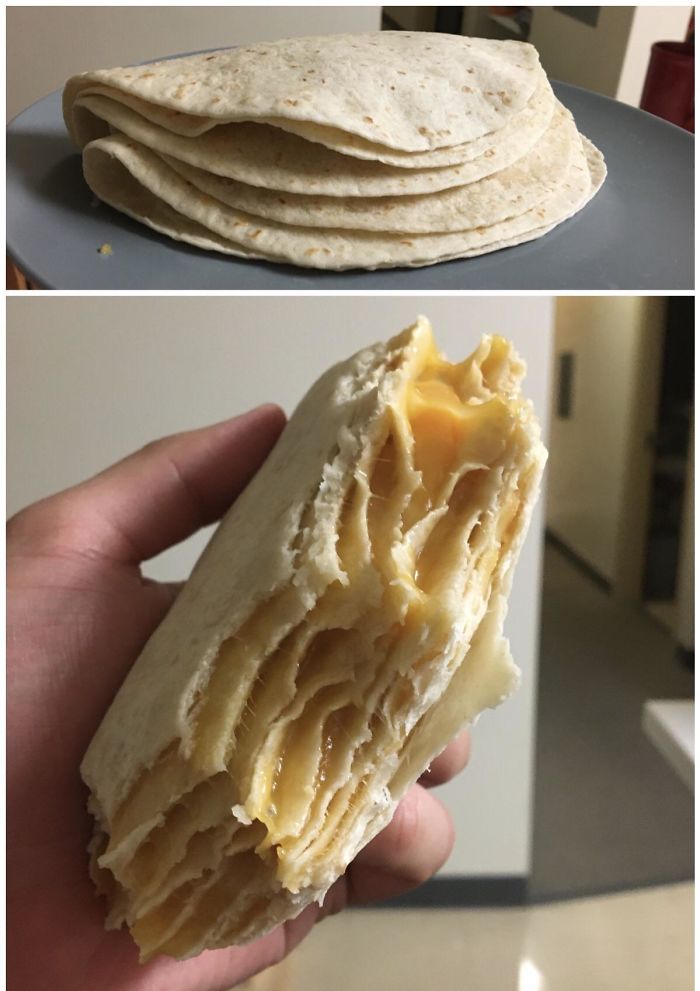 Got Really High The Other Night And Made A 9-Layer Quesadilla