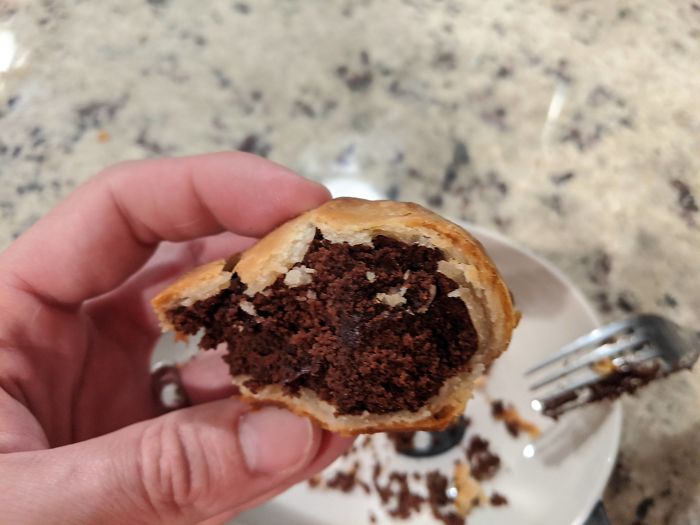 Quarantine Day 5 - My Wife Wrapped A Brownie In Pie Crust