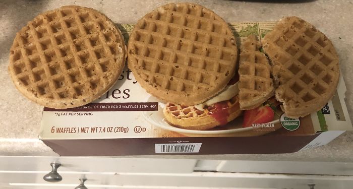 Ordered Butter From Amazon Fresh - They Substituted A Box Of “6” Organic Waffles