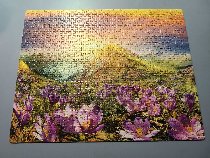 Just Finished My 499 Piece Puzzle
