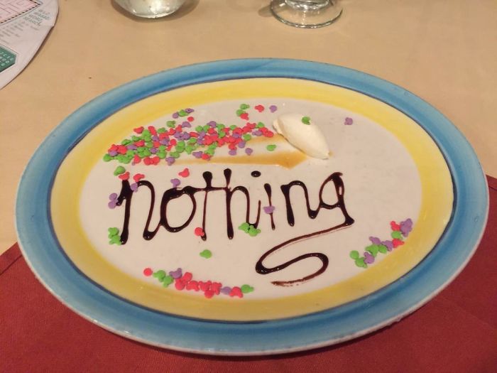 Asked For "Nothing" As Dessert On A Disney Cruise. Got This Masterpiece
