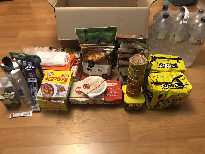This Is What The South Korean Government Comfort Package For Quarantined People Looks Like