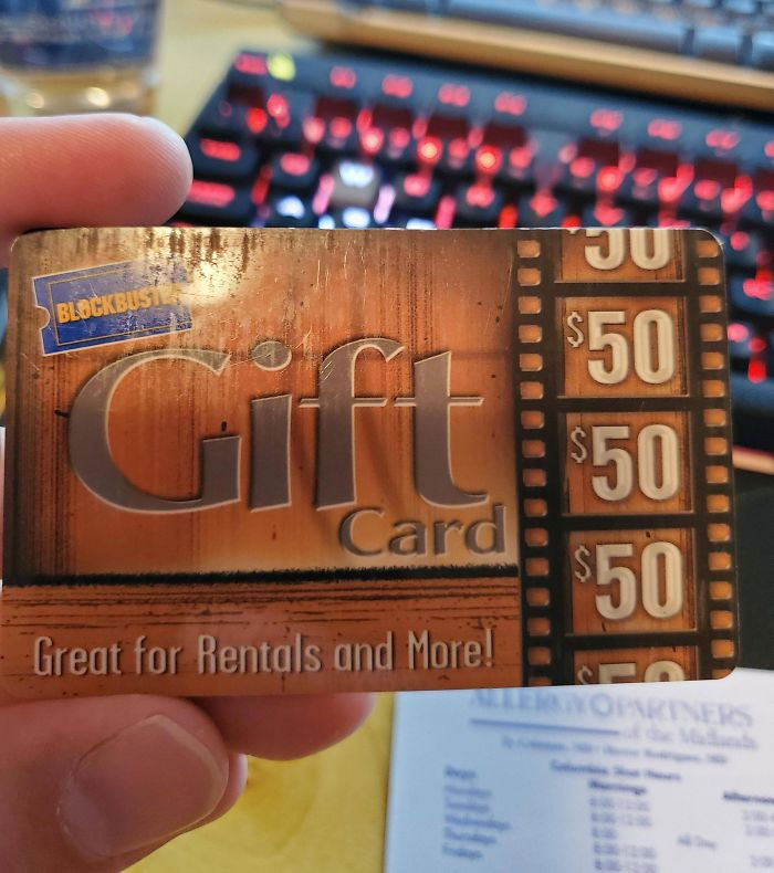 My Buddy Was Cleaning Out His Desk While At Home During The Quarantine, And Found A $50 Gift Card!