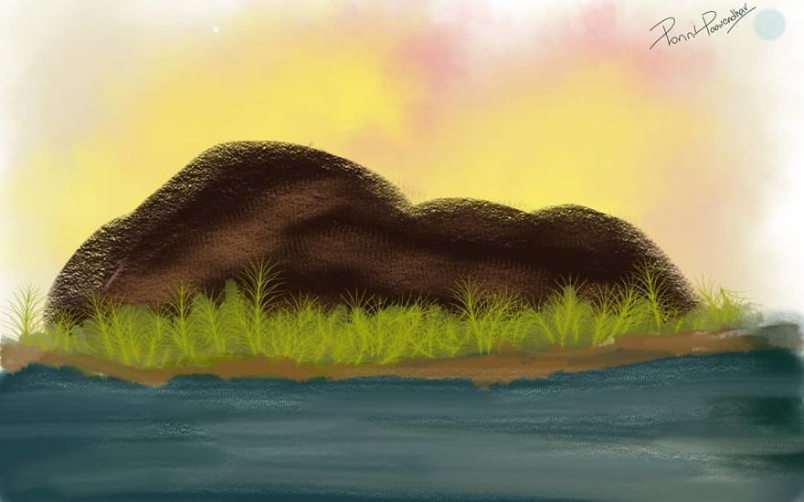 How I Express My Entangled Emotions Through Brush Strokes.