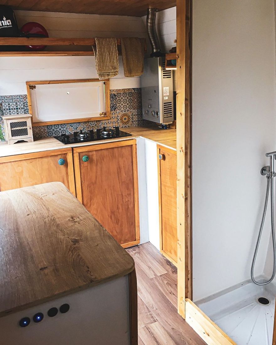Living In Tiny House On Wheels Off Grid | &pound;3000 Sprinter Van Conversion.