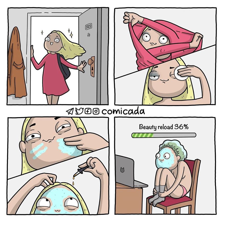 Artist Makes Fun Illustrations Of Problems Faced By Girls (New Pics)