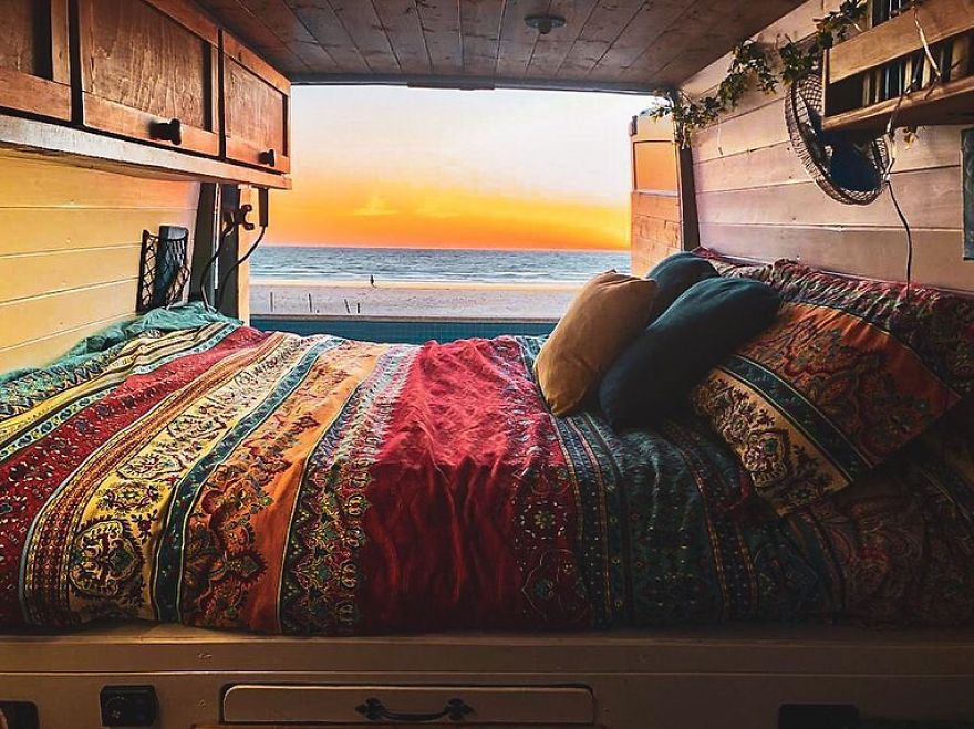Living In Tiny House On Wheels Off Grid | &pound;3000 Sprinter Van Conversion.