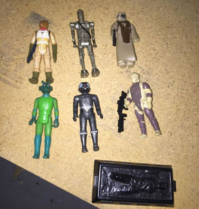 Look What I Found While Doing Some Spring Cleaning. Original Star Wars Figures From 1980