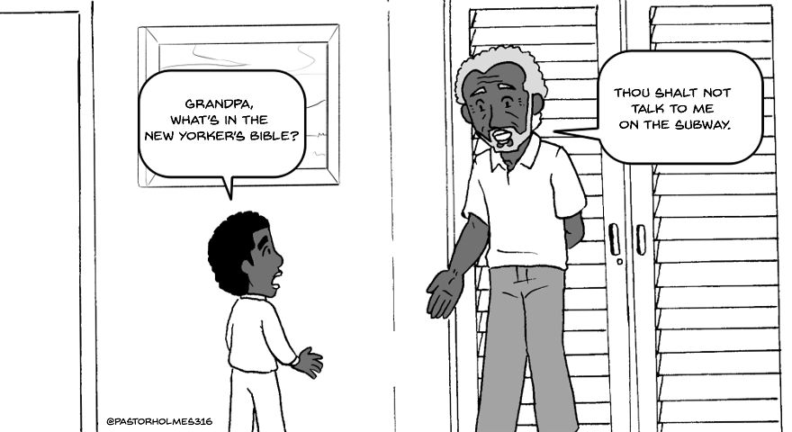 Not Your Typical Pastor Teaches What's In The New Yorker's Bible (12 Comics)