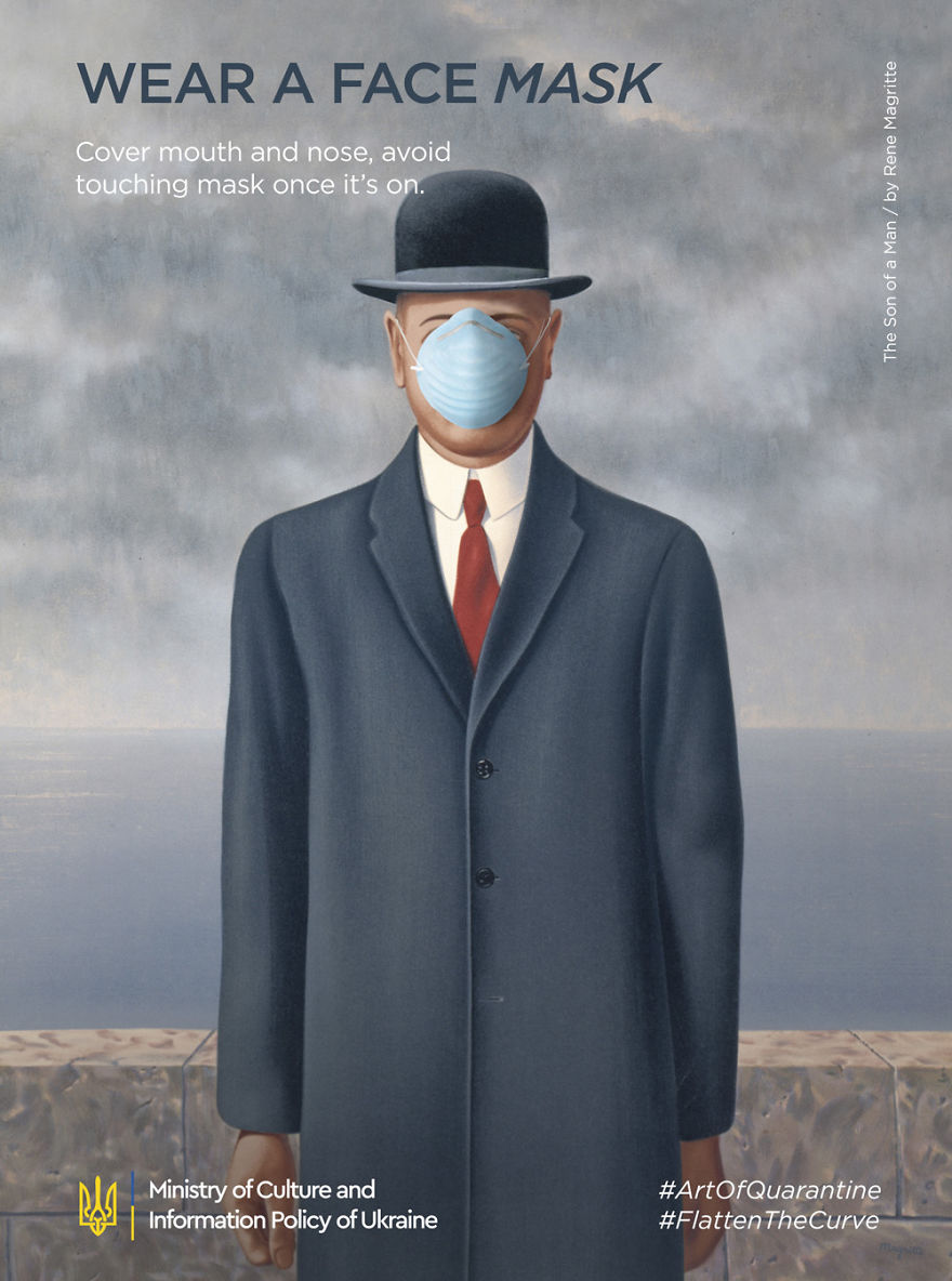 Art Of Quarantine: 9 Famous Art Posters Adjusted To Quarantine
