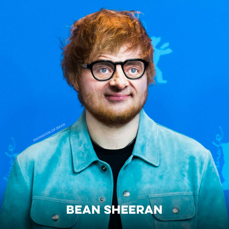 Ed Sheeran As Mr. Bean
