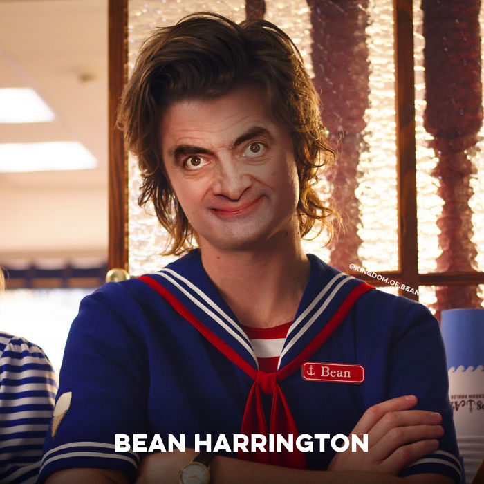 Steve Harrington de "Stranger Things" como Mr. Bean