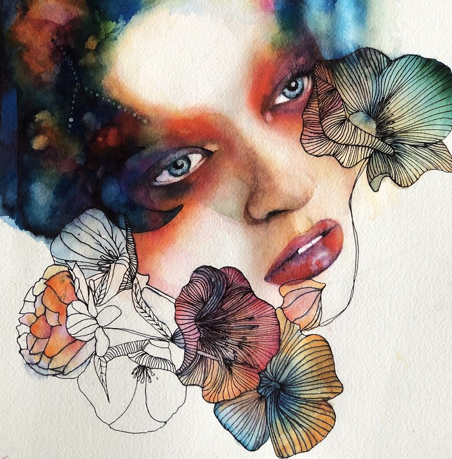 Brooklyn Painter On Canvas And Faces