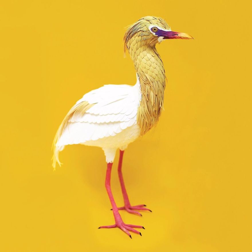 Colombian Artist Makes Unbelievable Paper Birds
