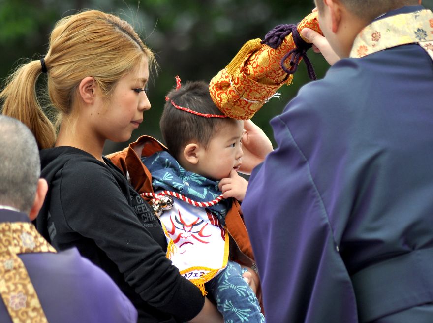 Sumo Wrestlers And Babies - Japanese Baby-Crying Sumo Festival