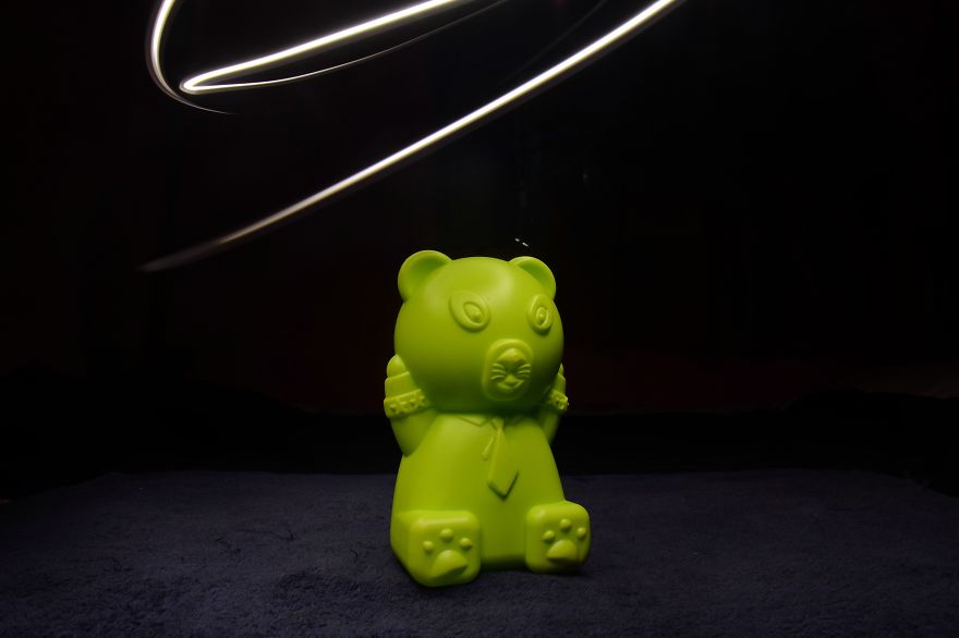 The Light Is Playing With The Toy