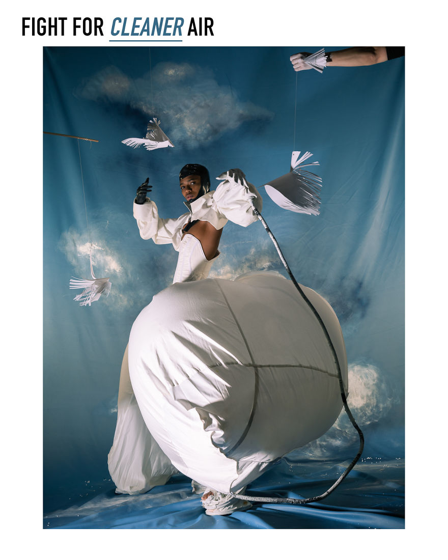 Photographer Uses Fashion To Make Powerful Statement About Ecology Photographer Uses Fashion To Make Powerful Statement About Ecology