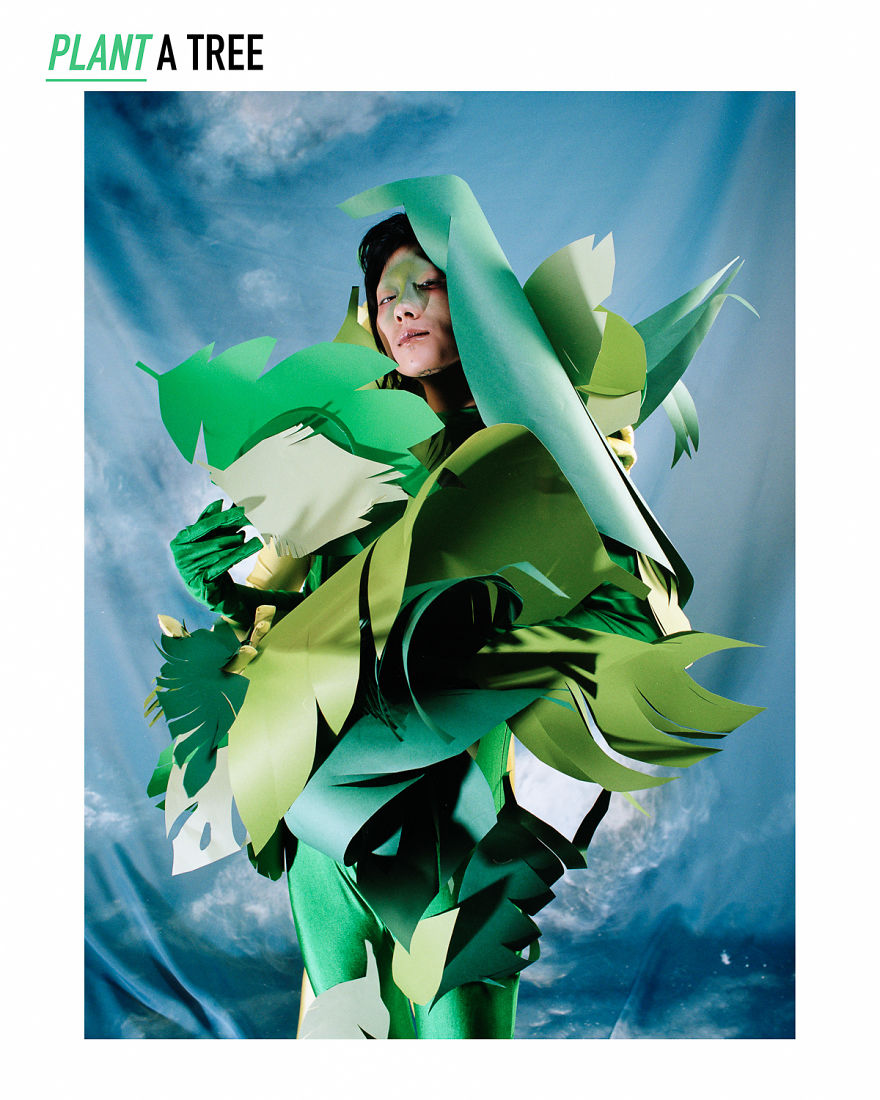 Photographer Uses Fashion To Make Powerful Statement About Ecology Photographer Uses Fashion To Make Powerful Statement About Ecology
