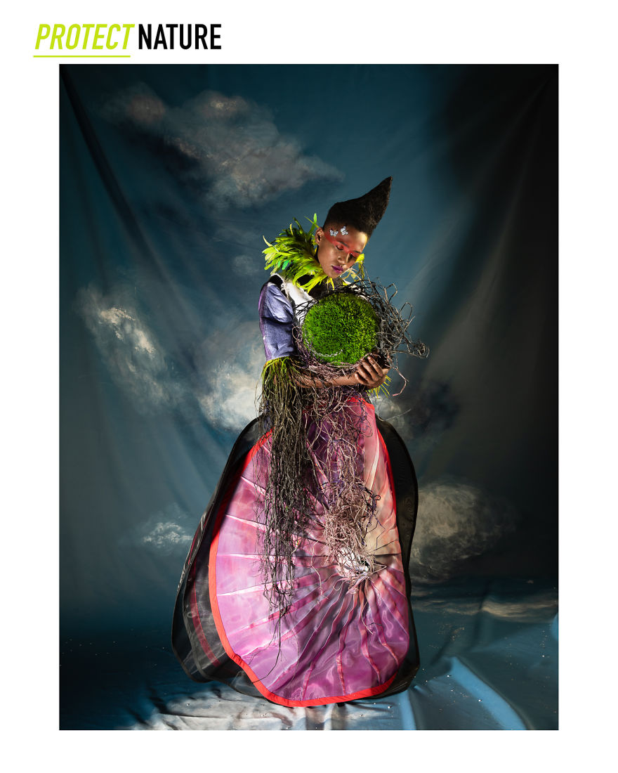 Photographer Uses Fashion To Make Powerful Statement About Ecology Photographer Uses Fashion To Make Powerful Statement About Ecology