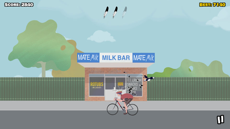 I Made A Game Called Swoopy Boi. You're A Magpie That Swoops Posties, Hipsters, And Other Characters I Made A Game Called Swoopy Boi. You're A Magpie That Swoops Posties, Hipsters, And Other Characters