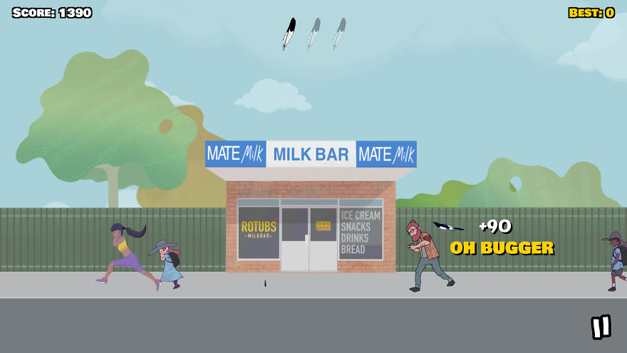 I Made A Game Called Swoopy Boi. You're A Magpie That Swoops Posties, Hipsters, And Other Characters I Made A Game Called Swoopy Boi. You're A Magpie That Swoops Posties, Hipsters, And Other Characters