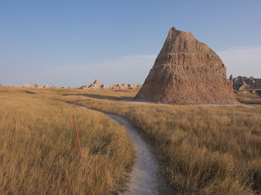 Mound Of Rock And A Trail