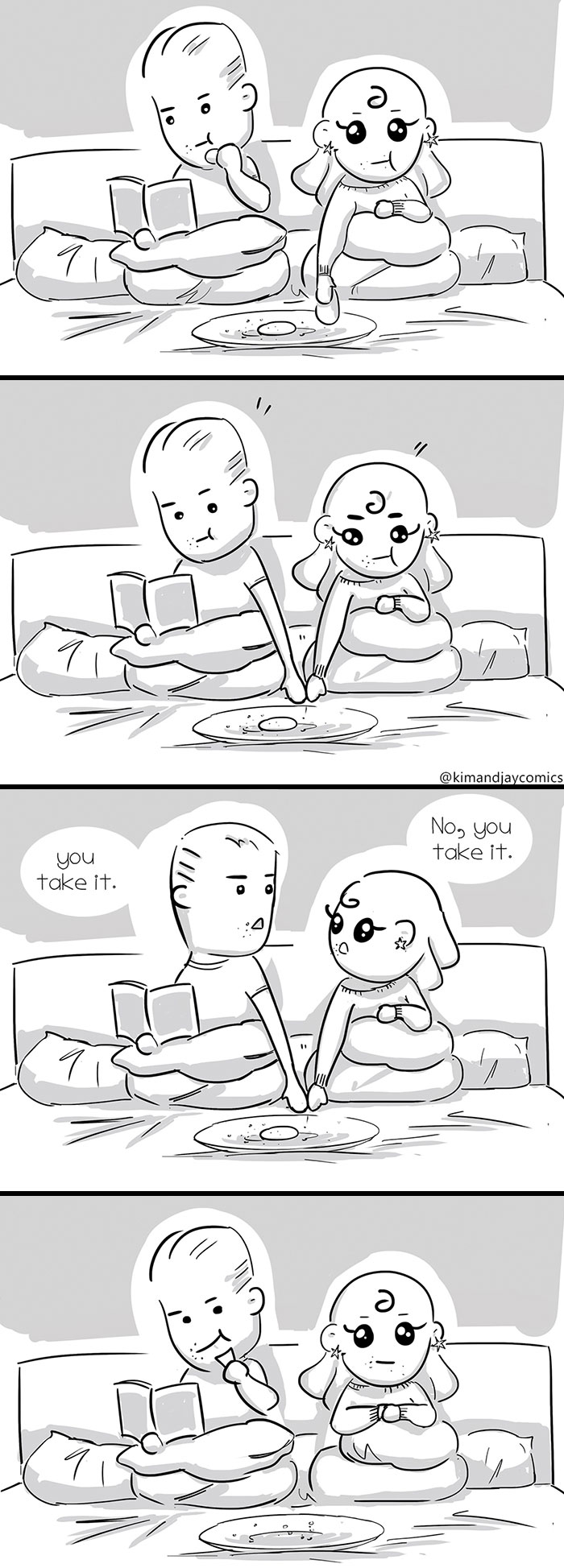 I Illustrated My Relationship With My Fiancée In These 14 Cute And Funny Comics