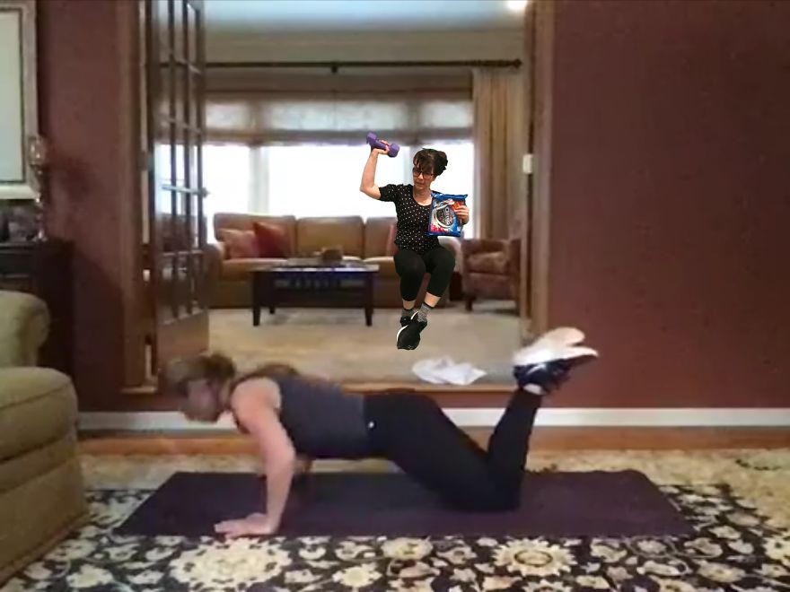 Stacey Bolnick Photo Shops Herself In All The Teachers Classes .