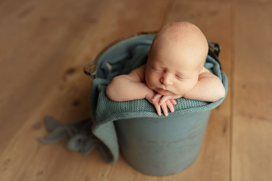 Babies In Buckets And Baskets