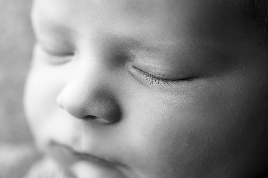 Black And White Newborn And Baby Photos