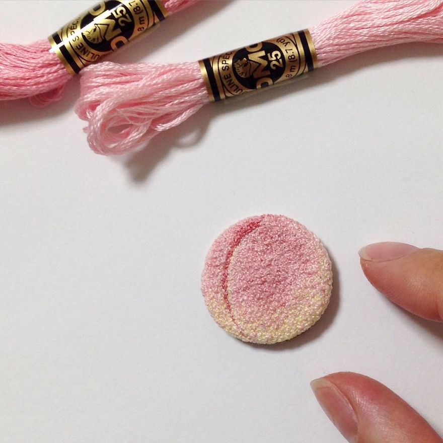 Japanese Artist Makes Embroidery So Realistic That It Makes You Want To Eat It