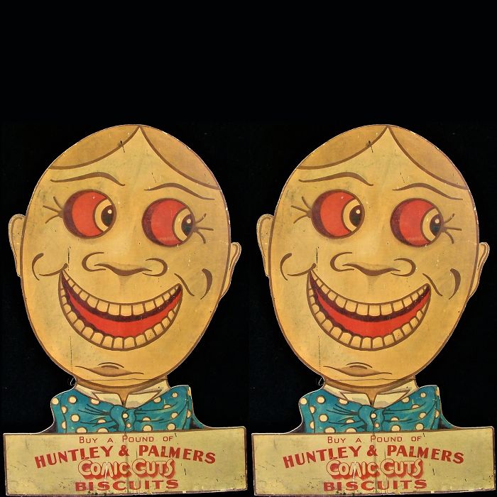 Promotional Cutout For Huntley And Palmers Comic Cuts Biscuits