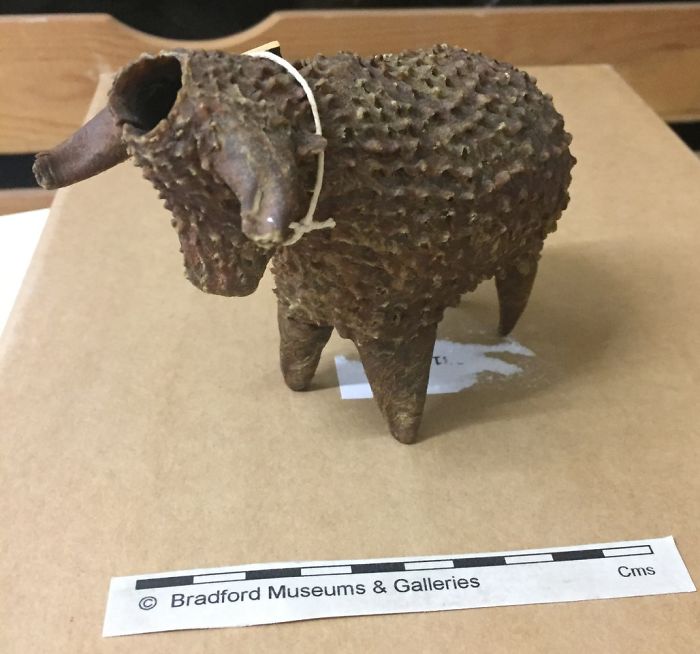 Model Of A Cow, Created From A Cow's Bladder