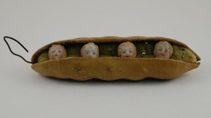 Norwich Castle's Pincushion, Complete With Tiny Children's Heads.