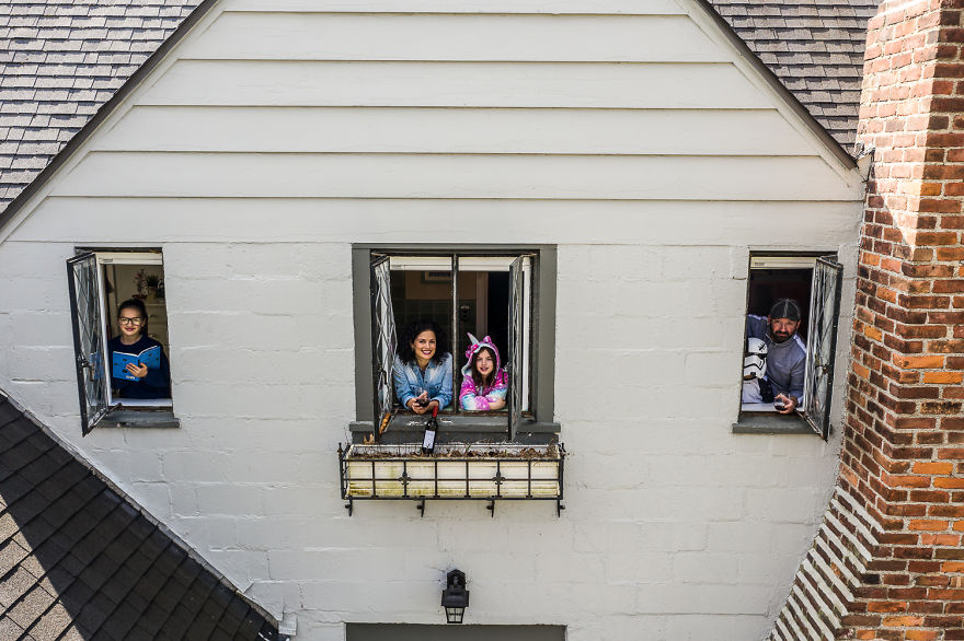 Quarantine Window Portraits Quarantine Window Portraits