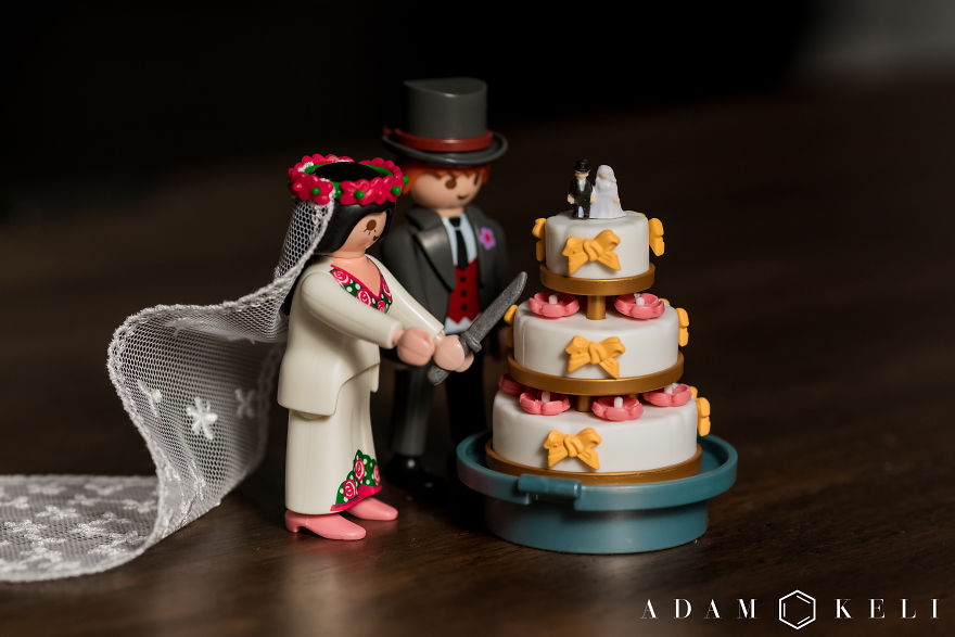 Bored Photographer Creates Wedding Magic With Quarantine Toys