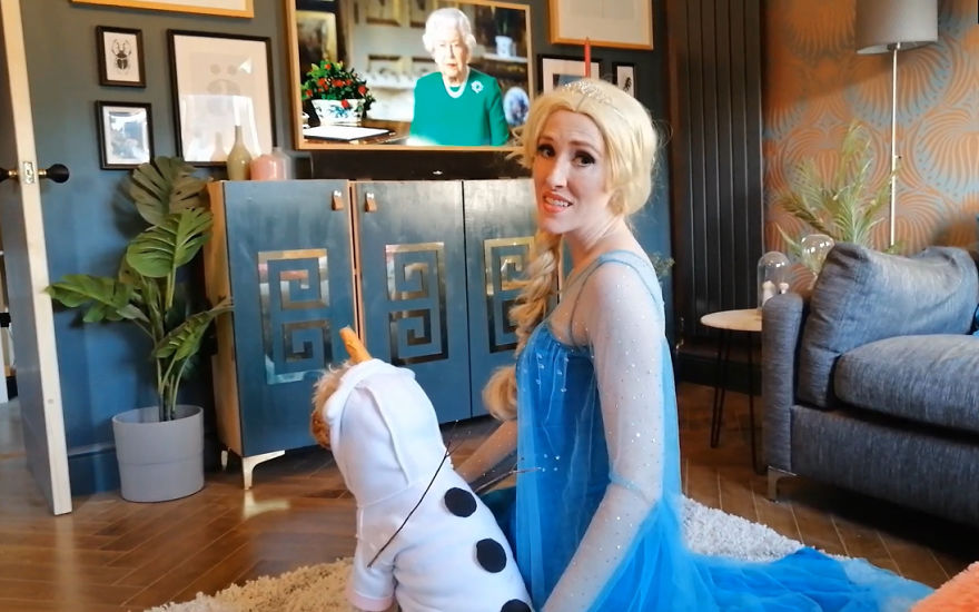See How Princess Elsa Is Coping Being Quaranqueened